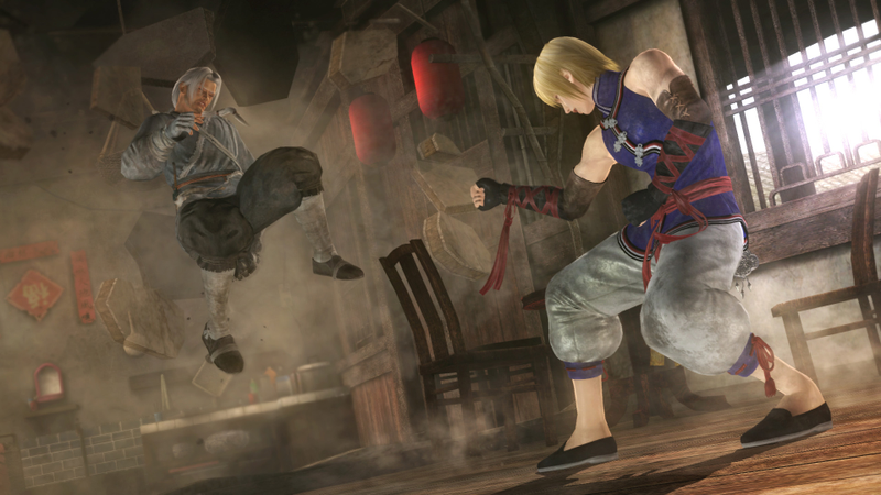 Illustration for article titled Witness Dead or Alive 5's Latest Fighters Engaged in a Quaint Dinner to the Death